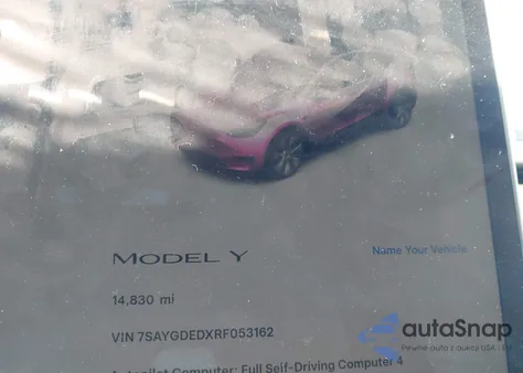 2024 Tesla Model Y Long Range Dual Motor All-Wheel Drive/Rwd z USA, uszkodzony, nr VIN 7SAYGDEDXRF053162